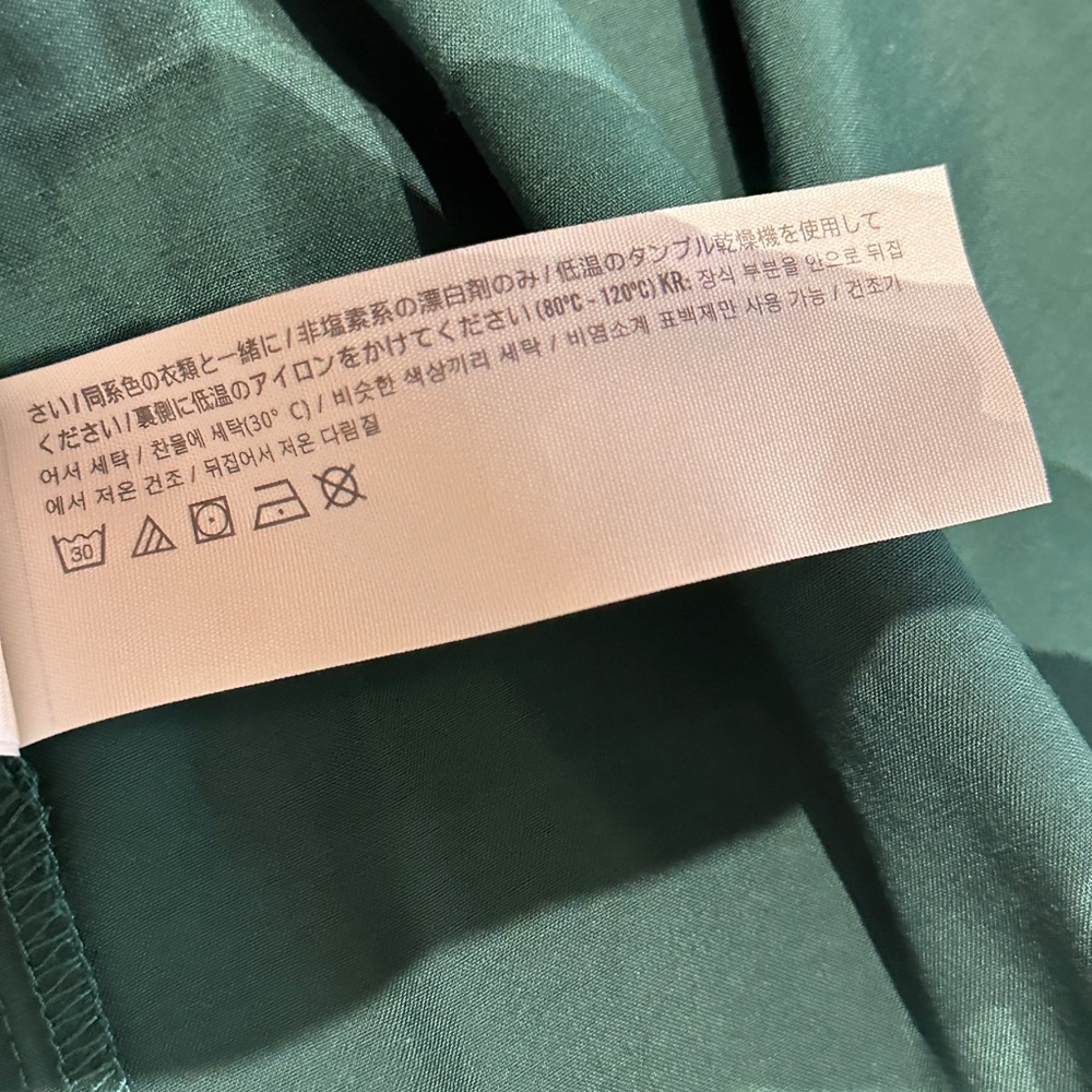 Abercrombie & Fitch Emerald Green Satin Slip Dress Size M Petite NWT. - Picture 8 of 10